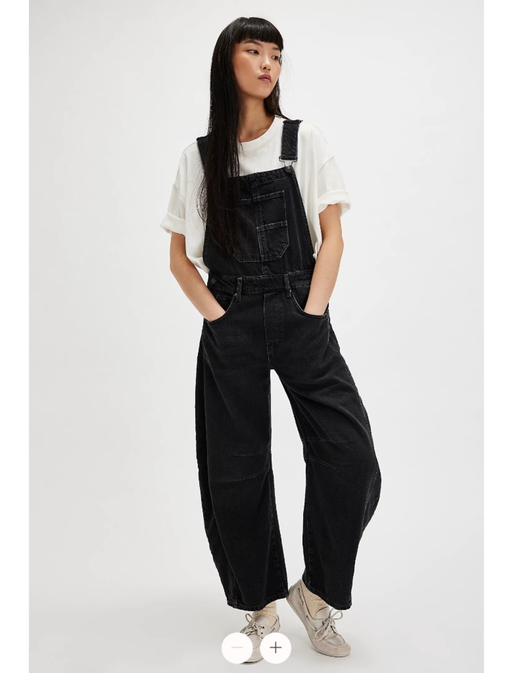 We The Free Good Luck Barrel Overalls